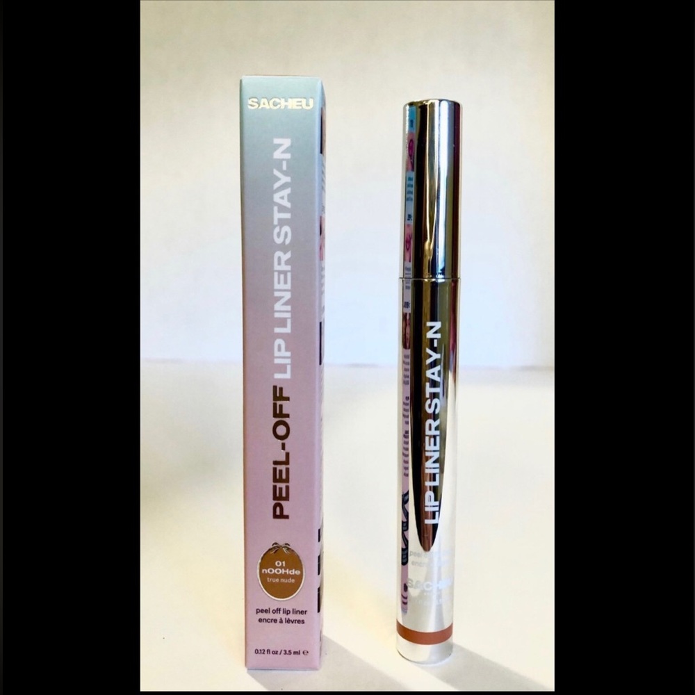 🌹🍃New SACHEU Peel Off Long Wearing Lip Liner Stay-n(01-Nude)BUY ONE GET ONE FREE